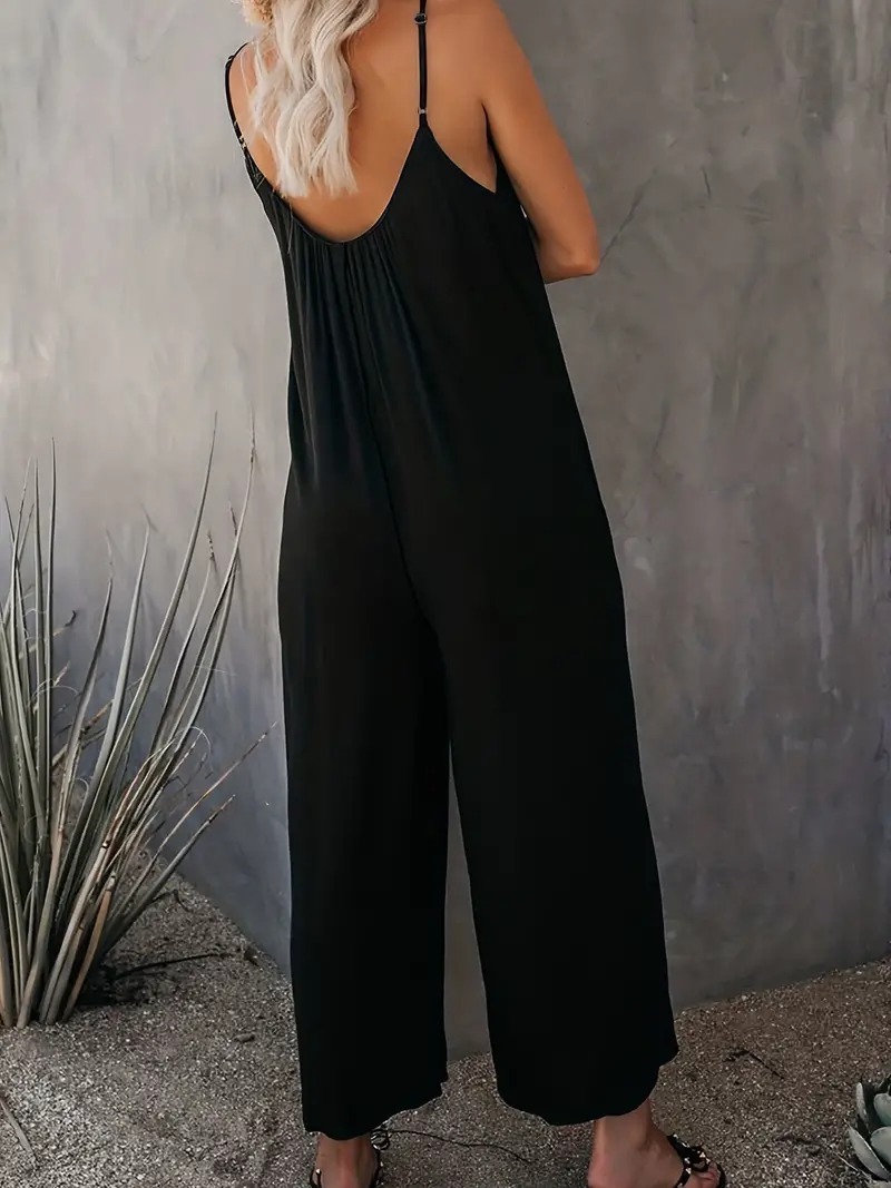 Boho Spaghetti Ruched Jumpsuit, Casual Sleeveless Long Length Wide Leg Jumpsuit, Women's Clothing 55,169 reviews 4.6 All reviews are from verified purchases Item reviews (10,683) Provider reviews (55,169) Top 1% rated in Women's Jumpsuits Small 2 % True