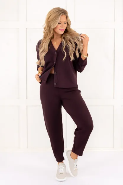 AirEssentials Cardigan Barrel Pant Set (Buy 2 Free Shipping)