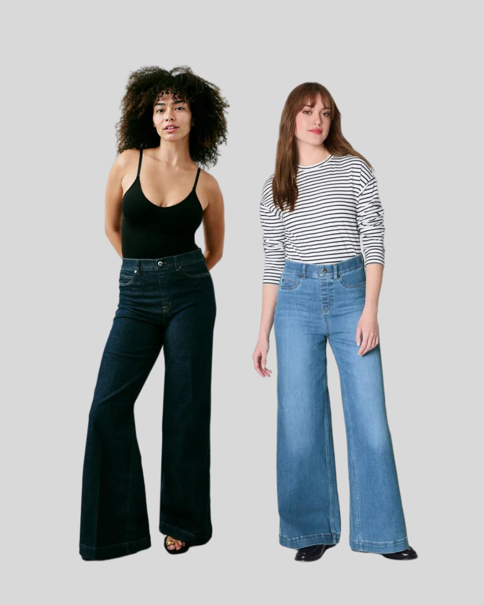 Shape EveryWear Wide Leg Jeans (Buy 2 Free Shipping)