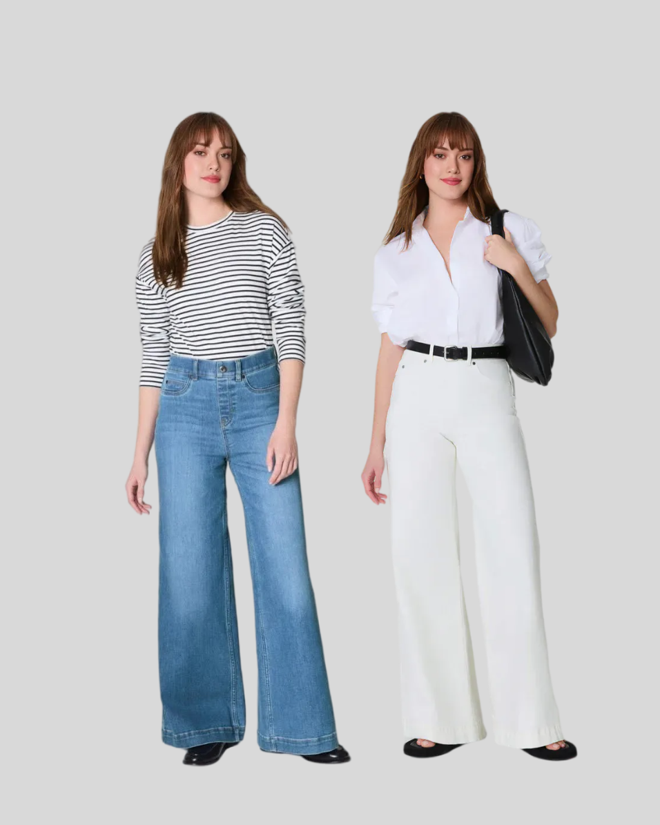 Shape EveryWear Wide Leg Jeans (Buy 2 Free Shipping)