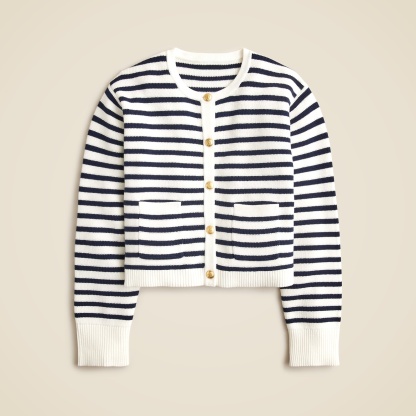 New Relaxed Emilie Stripe Cardigan (Buy 2 Free Shipping)