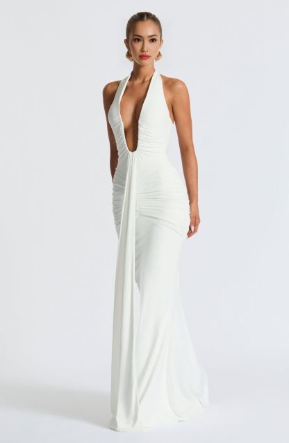 Rosetta Deep V Neck Maxi Dress (Buy 2 Free Shipping)