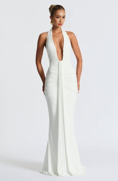 Rosetta Deep V Neck Maxi Dress (Buy 2 Free Shipping)
