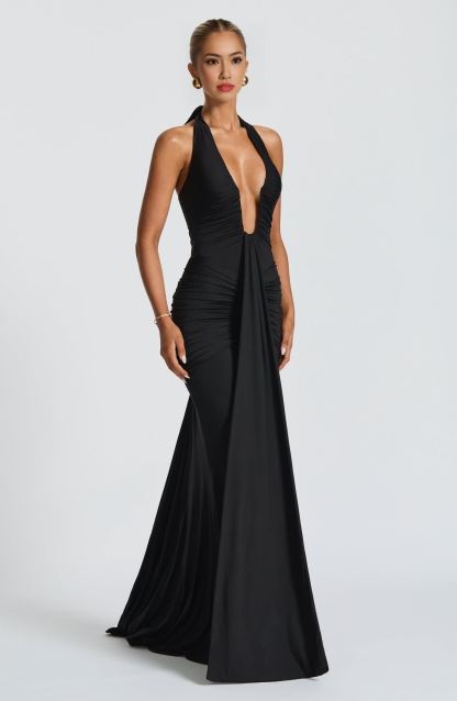 Rosetta Deep V Neck Maxi Dress (Buy 2 Free Shipping)
