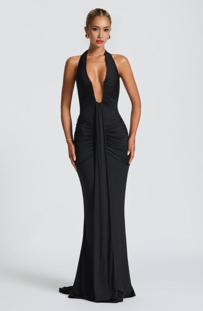 Rosetta Deep V Neck Maxi Dress (Buy 2 Free Shipping)