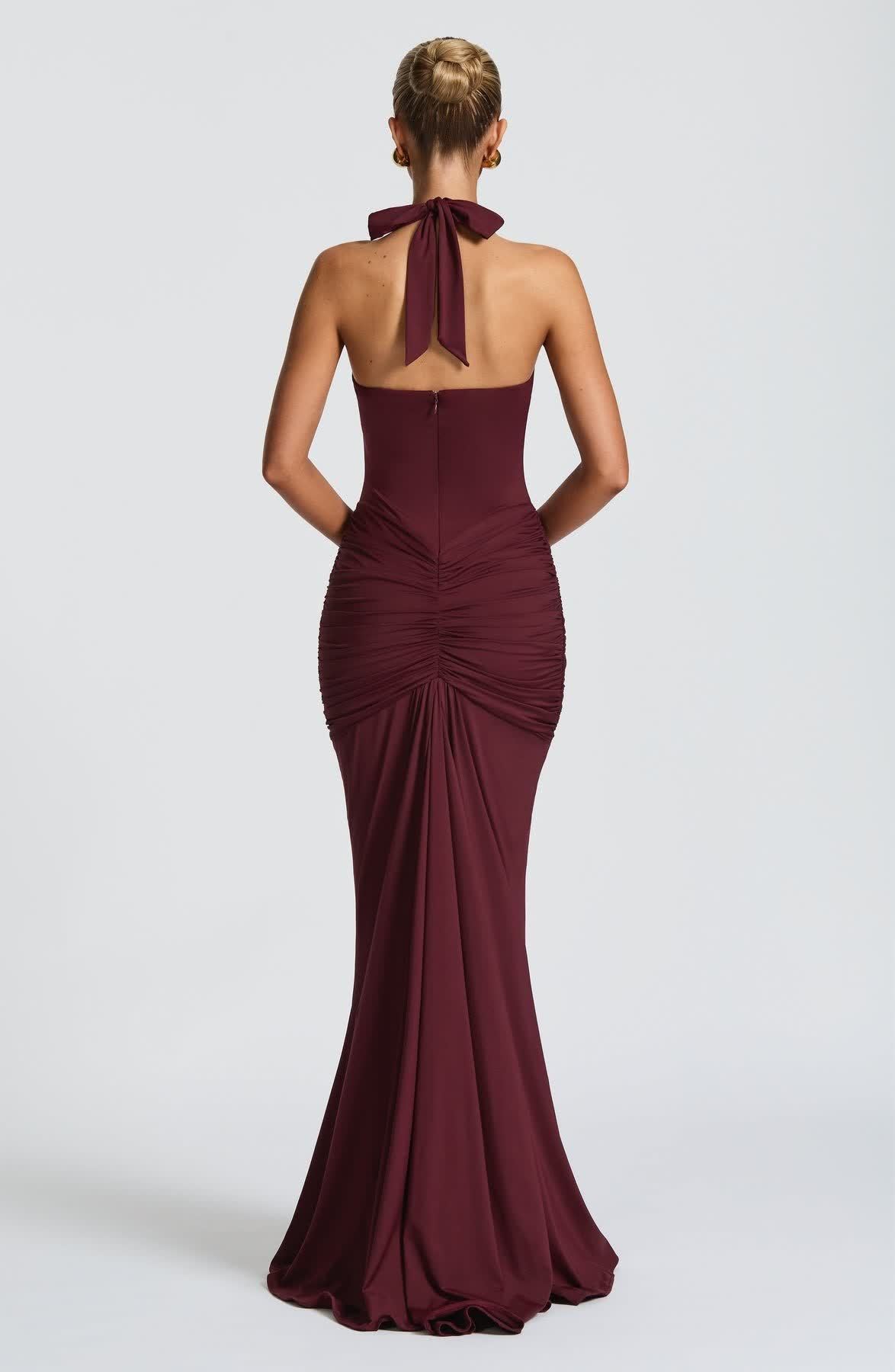 Rosetta Deep V Neck Maxi Dress (Buy 2 Free Shipping)