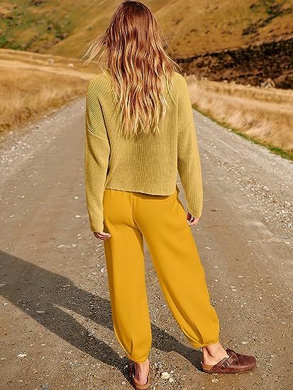 Fall Knit Top Sweater Set(Buy 2 Free Shipping)