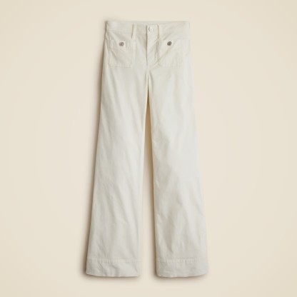 Wide Leg Velvet Sailor Trouser (Buy 2 Free Shipping)