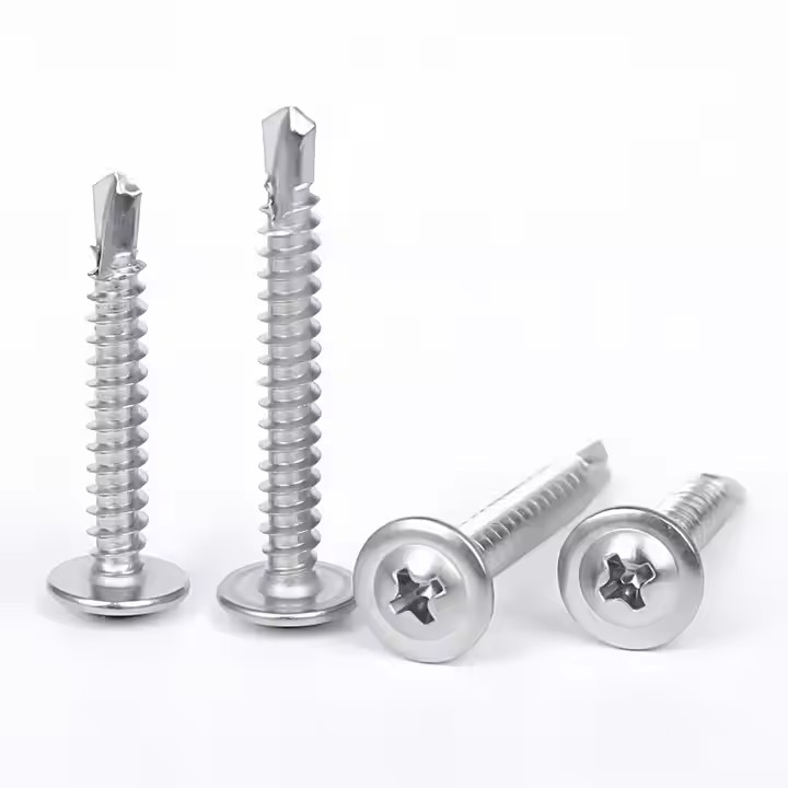 Standard self-tapping screws, made of aluminum alloy