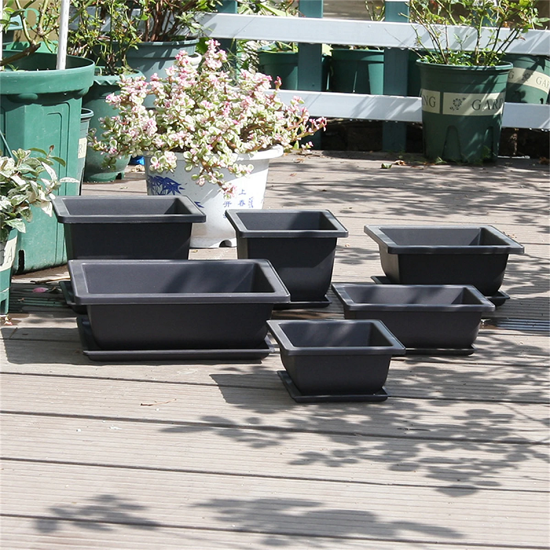 Flower pots and trays