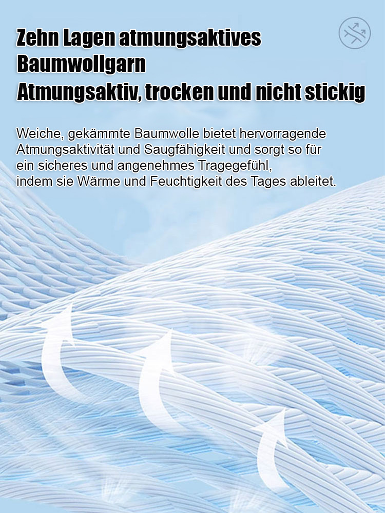 【Den ganzen Tag trocken und komfortabel】Waschbare Baumwoll-Hygieneeinlage-Schnell trocknend und atmungsaktiv