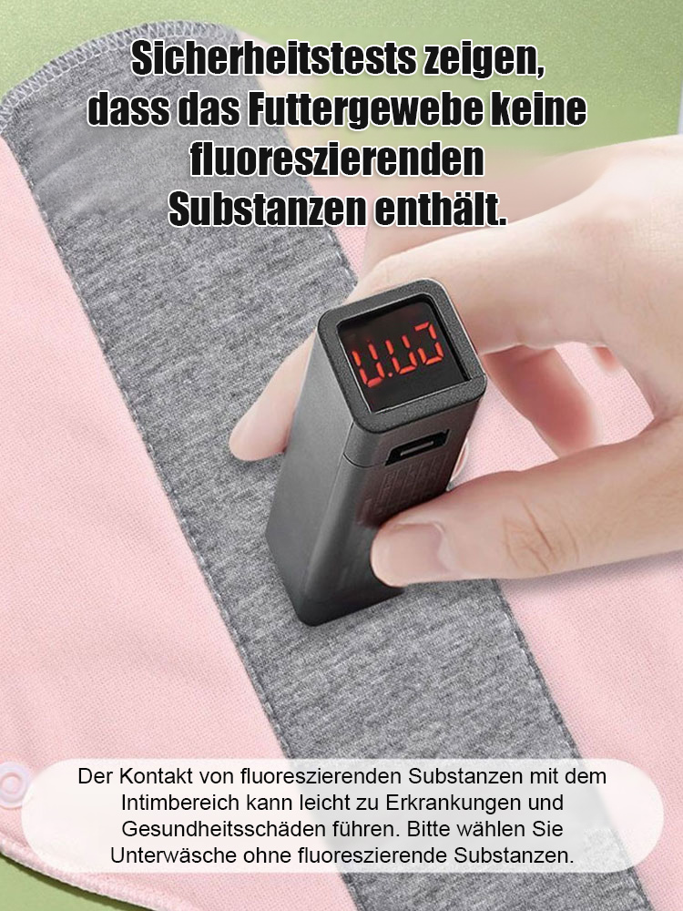 【Den ganzen Tag trocken und komfortabel】Waschbare Baumwoll-Hygieneeinlage-Schnell trocknend und atmungsaktiv