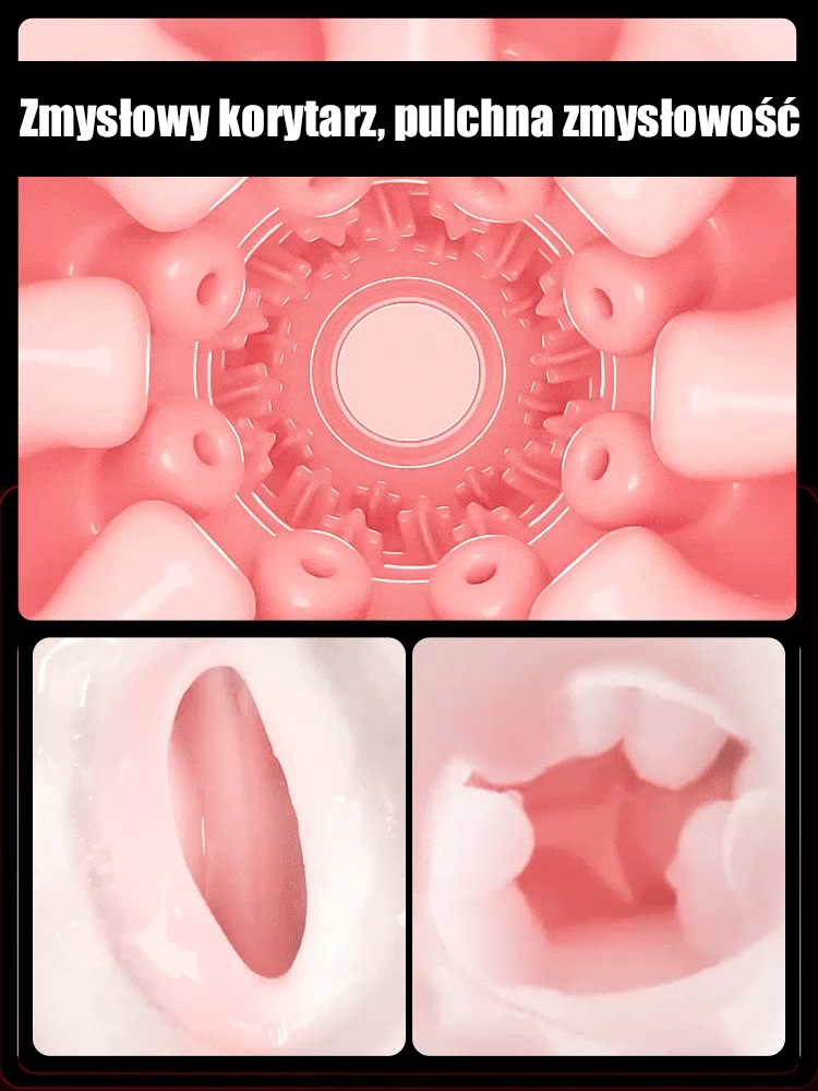 💡Automatyczny masturbator z prawdziwą teksturą ciała, 20 trybów wibracji i ssania, komfortowy przy skórze, bez nieprzyjemnego zapachu