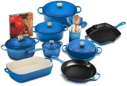 21-piece Signature Cast Iron Cookware Set