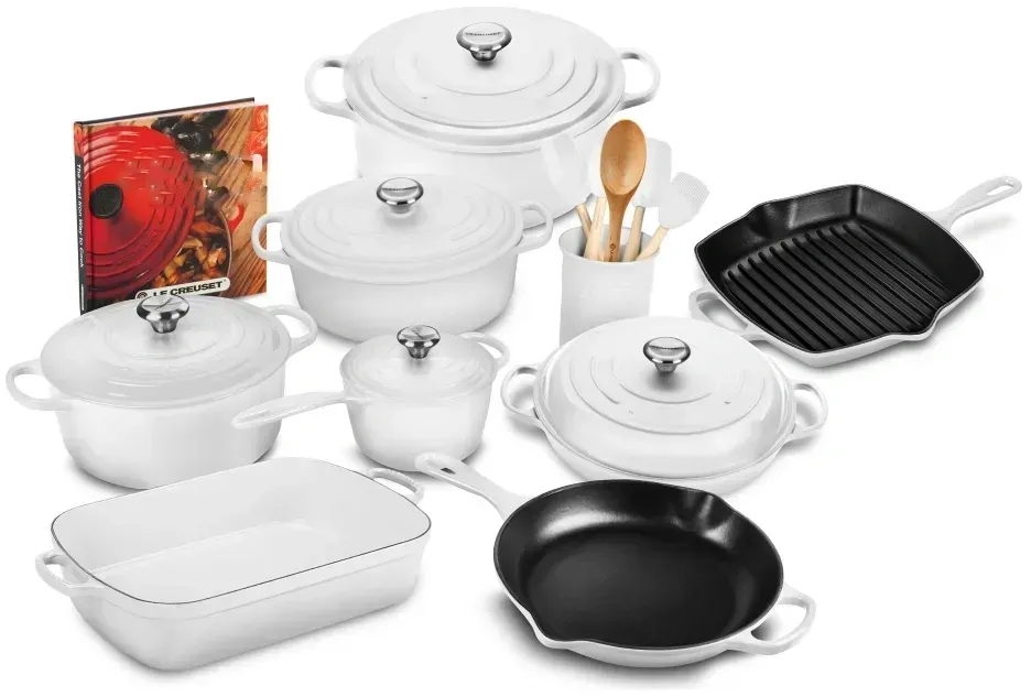 21-piece Signature Cast Iron Cookware Set