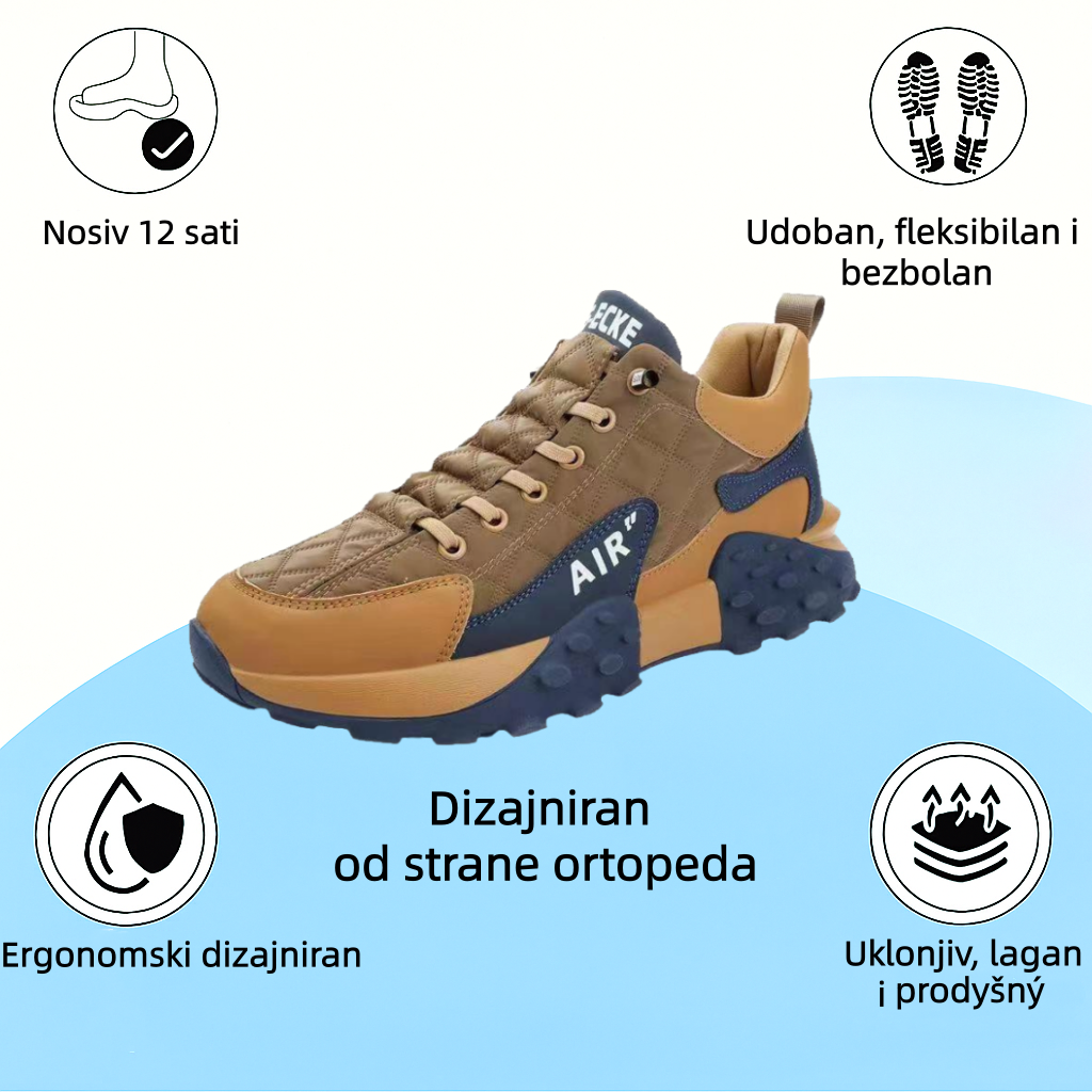 ⏰30% popusta danas - Ne propustite! 🔥 - Mekane i udobne luksuzne ortopedske cipele od brušene kože (ublažavaju bol u stopalima)