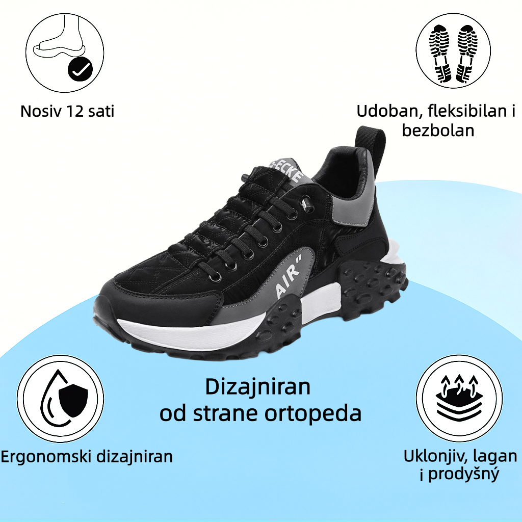 ⏰30% popusta danas - Ne propustite! 🔥 - Mekane i udobne luksuzne ortopedske cipele od brušene kože (ublažavaju bol u stopalima)