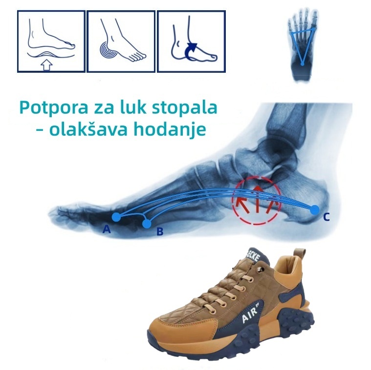 ⏰30% popusta danas - Ne propustite! 🔥 - Mekane i udobne luksuzne ortopedske cipele od brušene kože (ublažavaju bol u stopalima)