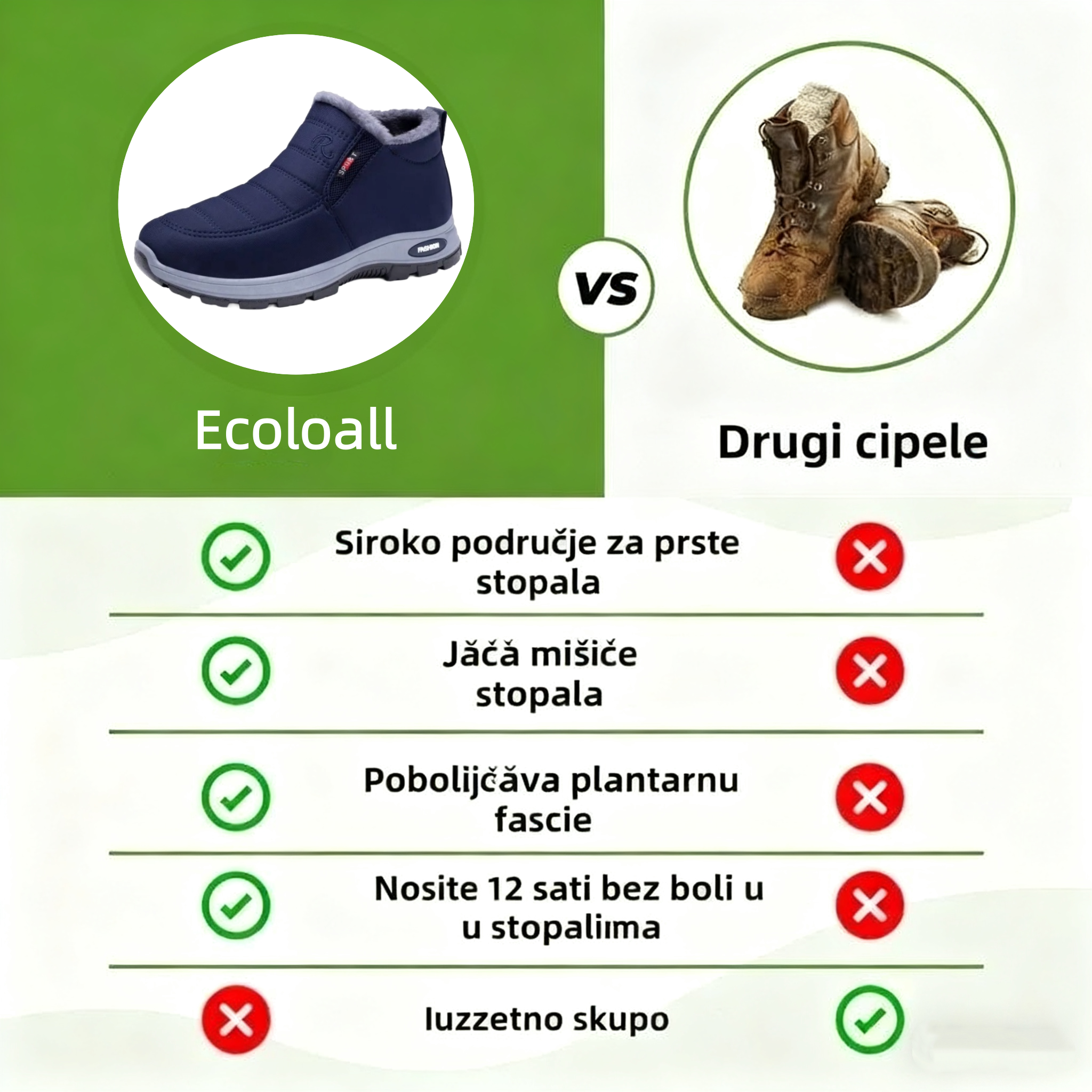 🔥Australski luksuzni brend⏰Ortotske cipele od brušene kože - Ergonomski dizajnirane zimske ortotske cipele🦶 - Ublažavaju bolove u stopalima - Vodootporne i tople