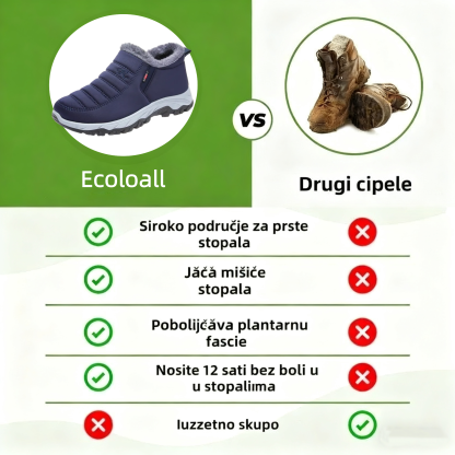 🔥Luksuzni australski brend ⏰Ortopedske cipele od brušene kože - Ergonomske zimske ortopedske cipele🦶 - Ublažavaju bolove u stopalima - Unisex