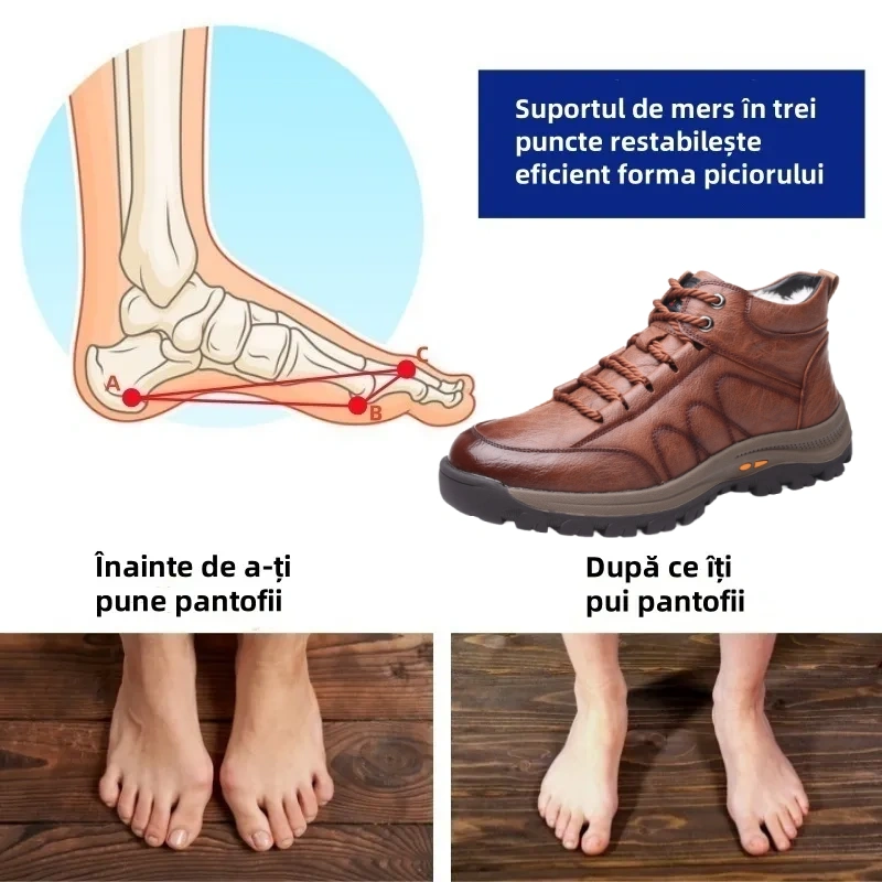 ❄️ Muške zimske cipele od teleće kože proizvedene u Australiji 👞 Ručno prošivene za jednostavno obuvanje i izuvanje ✅ Potpora za svod stopala za ublažavanje boli - udobnost hodanja