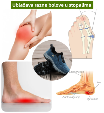 ⏰ Ortopedske cipele australskog luksuznog brenda, izrađene od brušene kože, medicinske cipele za potporu svoda stopala 🦶 Vodootporne i neklizajuće