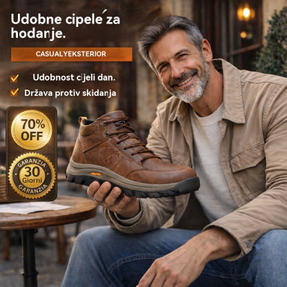 🔴 Ručno šivane kožne cipele ✅ Ortopedske cipele s umjetnom inteligencijom + vodootporne i protivklizne 🦶 Pogodne za osobe s problemima sa stopalima