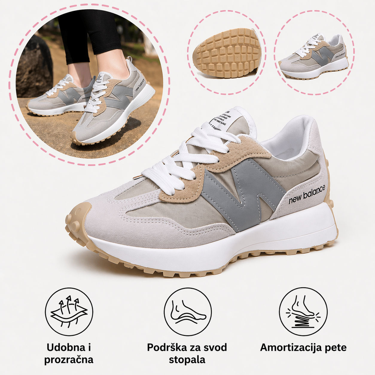 🔥Zadnji dan! 30% popusta!⏰Ergonomski dizajnirane luksuzne ženske ortopedske cipele✅ Mekane, udobne i s izvrsnom potporom🦶 - Učinkovito ublažava bol u stopalima