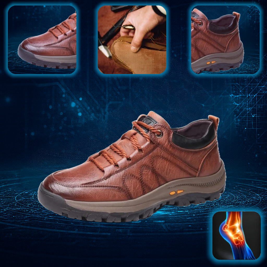 🔴 Ručno šivane cipele od prave kože talijanske marke ✅ Inteligentne ortopedske cipele s umjetnom inteligencijom + potpora za gležanj 🦶 Udobne i neklizajuće (pogodne za osobe s problemima sa stopalima!)