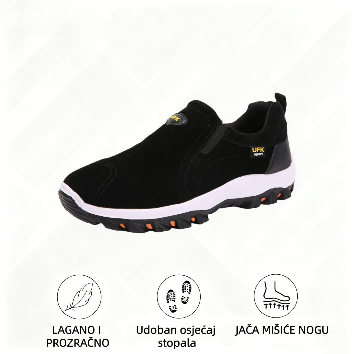 🔷70% popusta danas - ne propustite⬛  - Ortopedske cipele od brušene kože luksuznog australskog brenda su mekane, udobne i pružaju dobru potporu🦶 - Ublažavaju bol u stopalima