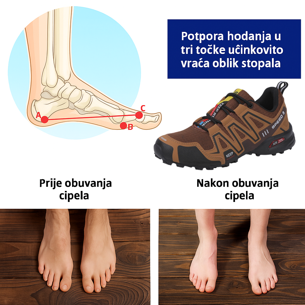 🔥Zadnji dan s 30% popusta! Ne propustite! ⏰ Ergonomski dizajnirane ortopedske cipele za ublažavanje bolova u leđima, zglobovima i stopalima - unisex