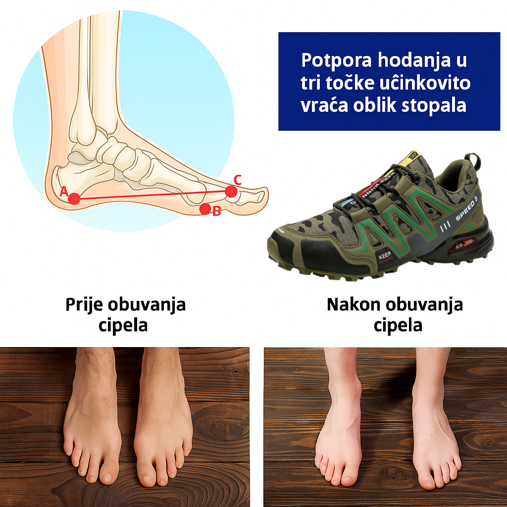 🔥Zadnji dan s 30% popusta! Ne propustite! ⏰ Ergonomski dizajnirane ortopedske cipele za ublažavanje bolova u leđima, zglobovima i stopalima - unisex