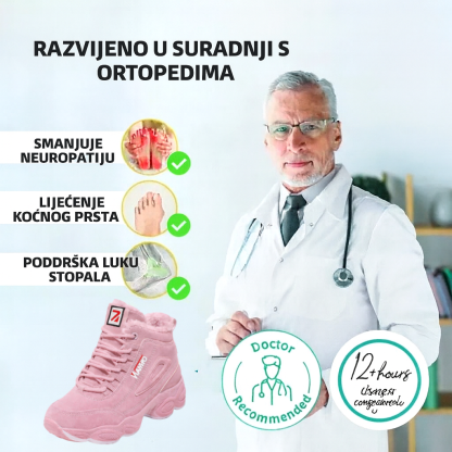 ⏰Vremenski ograničena ponuda🔥Dizajnirao terapeut✅Pogodno za široka stopala, toplo, udobno i bez pritiska.