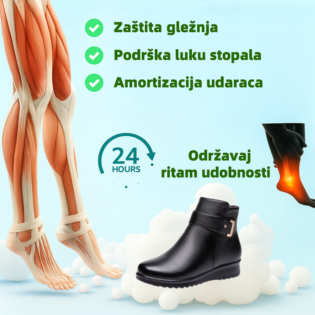 🔥Od australskog brenda⏰ Ergonomske, vodootporne, kožne gležnjače koje učinkovito ublažavaju bol - Nova zimska kolekcija