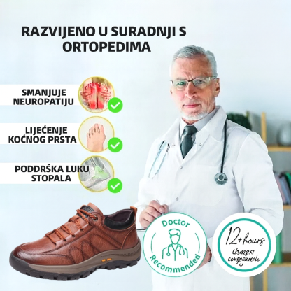 🐂 Muške cipele od teleće kože, ručno izrađene u Italiji 🔥 AI inteligentna korekcija, lako se obuvaju i izuvaju - vodootporne i neklizajuće ✅ Trenutačno ublažavaju bol 👞