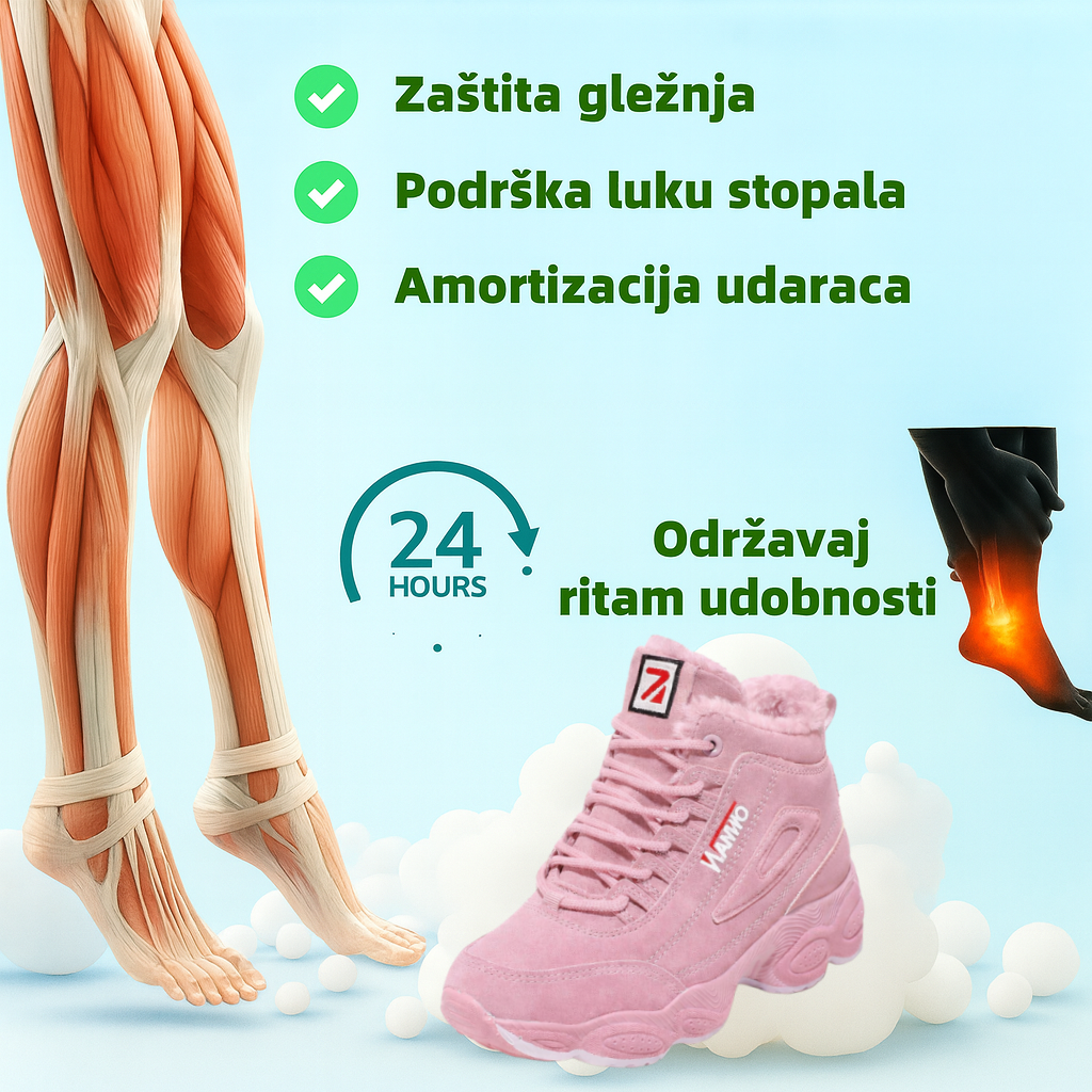 ⏰Vremenski ograničena ponuda🔥Dizajnirao terapeut✅Pogodno za široka stopala, toplo, udobno i bez pritiska.