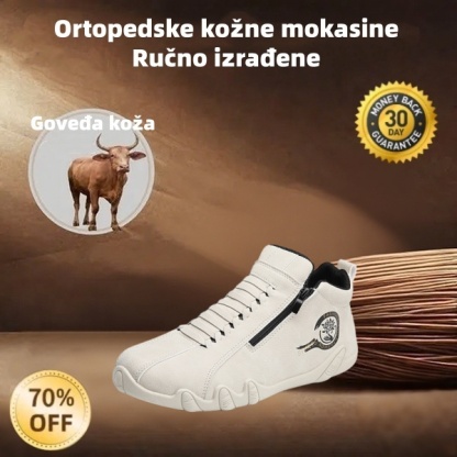 ⬛70% popusta danas, uskoro rasprodano🔷 Ortopedske muške cipele izrađene od prave australske teleće kože🐂Ručno šivane, vodootporne i neklizajuće✅Potpora svodu stopala za udobno hodanje