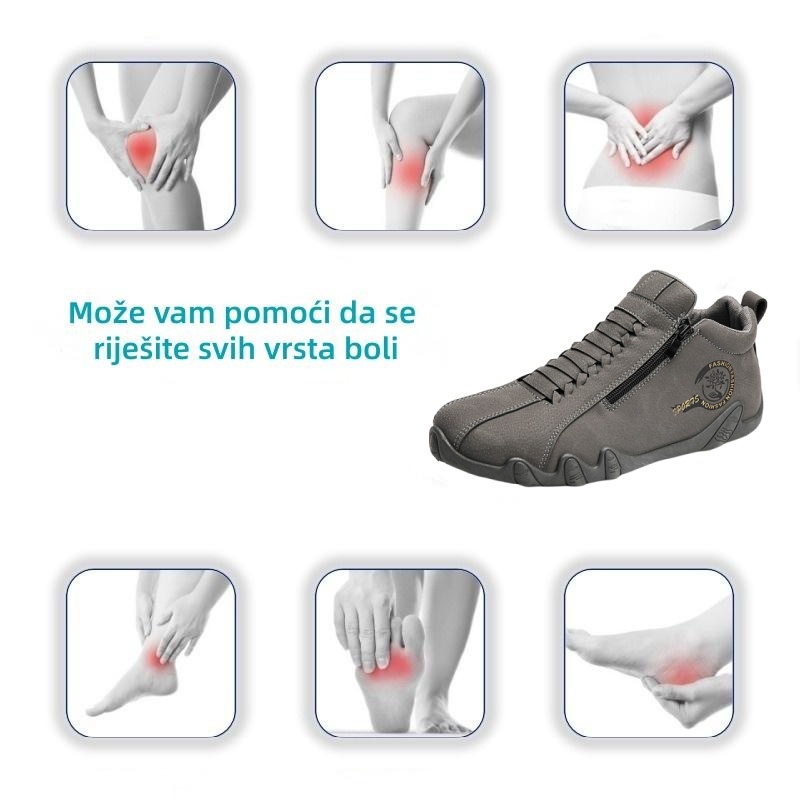 ⬛70% popusta danas, uskoro rasprodano🔷 Ortopedske muške cipele izrađene od prave australske teleće kože🐂Ručno šivane, vodootporne i neklizajuće✅Potpora svodu stopala za udobno hodanje