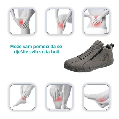 ⬛70% popusta danas, uskoro rasprodano🔷 Ortopedske muške cipele izrađene od prave australske teleće kože🐂Ručno šivane, vodootporne i neklizajuće✅Potpora svodu stopala za udobno hodanje