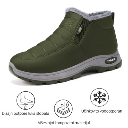 🔥Australski luksuzni brend⏰Ortotske cipele od brušene kože - Ergonomski dizajnirane zimske ortotske cipele🦶 - Ublažavaju bolove u stopalima - Vodootporne i tople