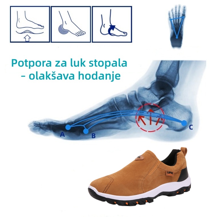 🔷70% popusta danas - ne propustite⬛  - Ortopedske cipele od brušene kože luksuznog australskog brenda su mekane, udobne i pružaju dobru potporu🦶 - Ublažavaju bol u stopalima