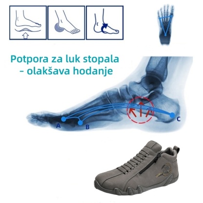 ⬛70% popusta danas, uskoro rasprodano🔷 Ortopedske muške cipele izrađene od prave australske teleće kože🐂Ručno šivane, vodootporne i neklizajuće✅Potpora svodu stopala za udobno hodanje