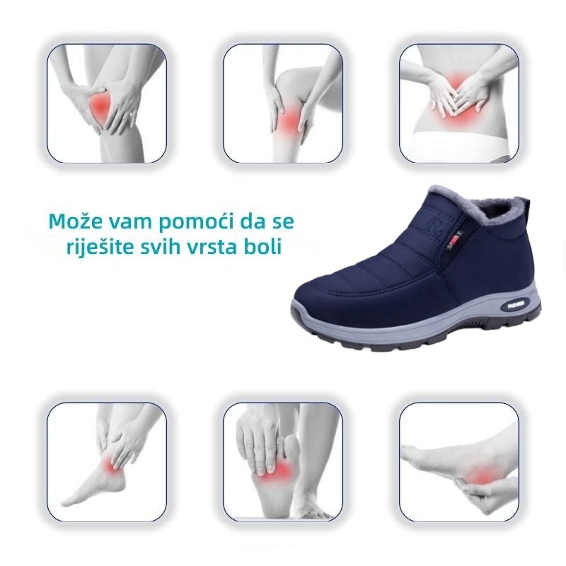 🔥Luksuzna australska marka ⏰Ortopedske cipele od brušene kože - Ergonomske zimske ortopedske cipele🦶 - Ublažavaju bol u stopalima - Unisex