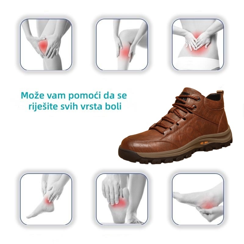 【🎁Kupite jedan, drugi dobijete gratis】🐂 Australske ortopedske cipele od teleće kože za muškarce👞 Ručno šivane, vodootporne i neklizajuće✅ Potpora za svod stopala: Udobno hodanje✅