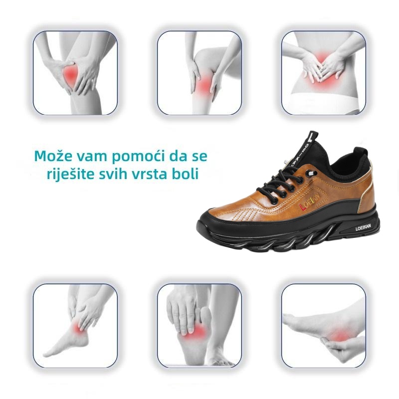 🐂 Muške cipele od teleće kože proizvedene u Australiji 👞 Ručno šivane, lako se obuvaju i izuvaju ✅ Potpora svodu stopala, ublažavanje boli - udobno hodanje