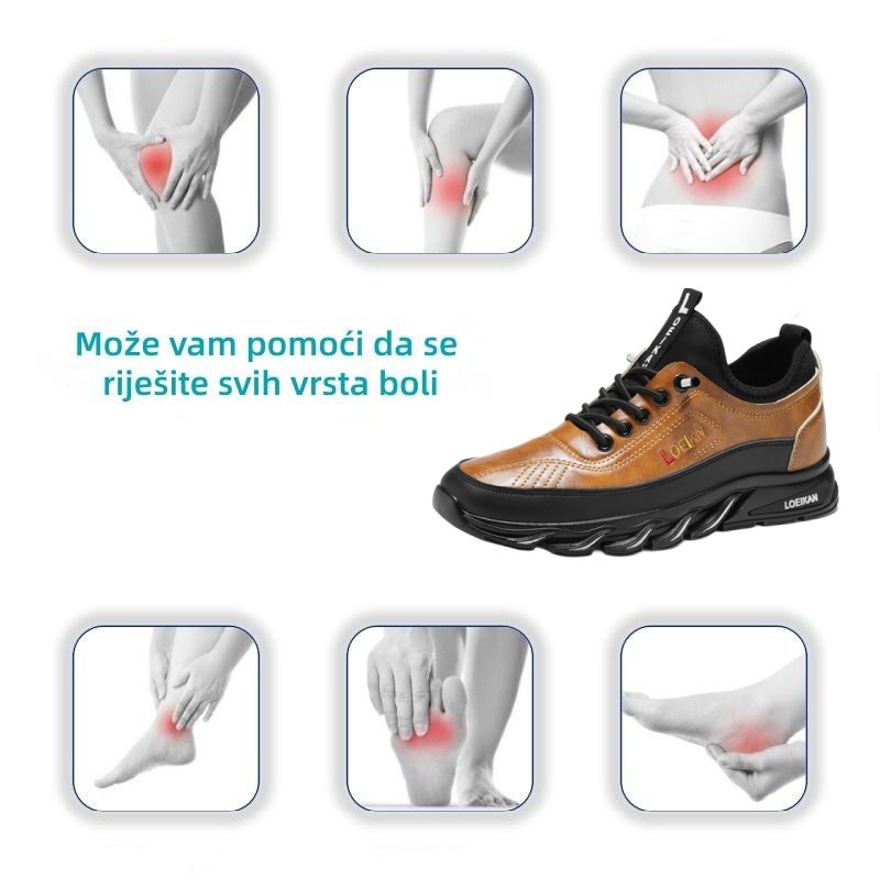 🐂 Muške cipele od teleće kože proizvedene u Australiji 👞 Ručno šivane, lako se obuvaju i izuvaju ✅ Potpora svodu stopala, ublažavanje boli - udobno hodanje