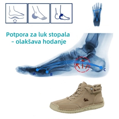 🐂 Muške cipele od teleće kože proizvedene u Australiji 👞 Ručno šivane, lako se obuvaju i izuvaju ✅ Potpora svodu stopala, ublažavanje boli - udobno hodanje