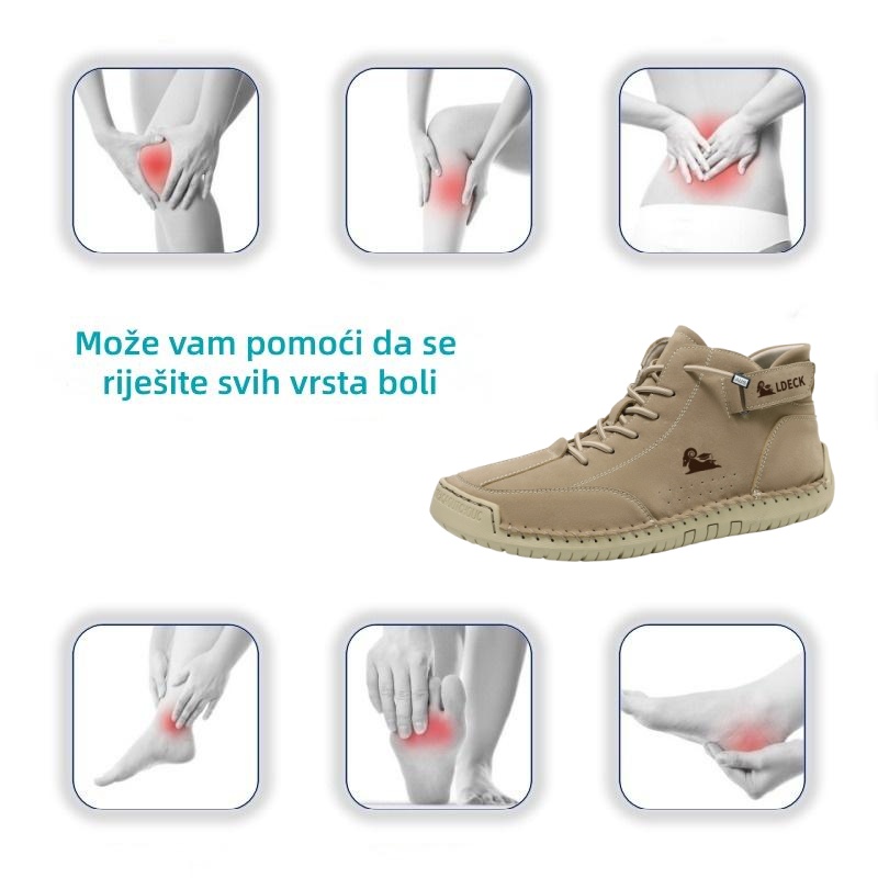 🐂 Muške cipele od teleće kože proizvedene u Australiji 👞 Ručno šivane, lako se obuvaju i izuvaju ✅ Potpora svodu stopala, ublažavanje boli - udobno hodanje