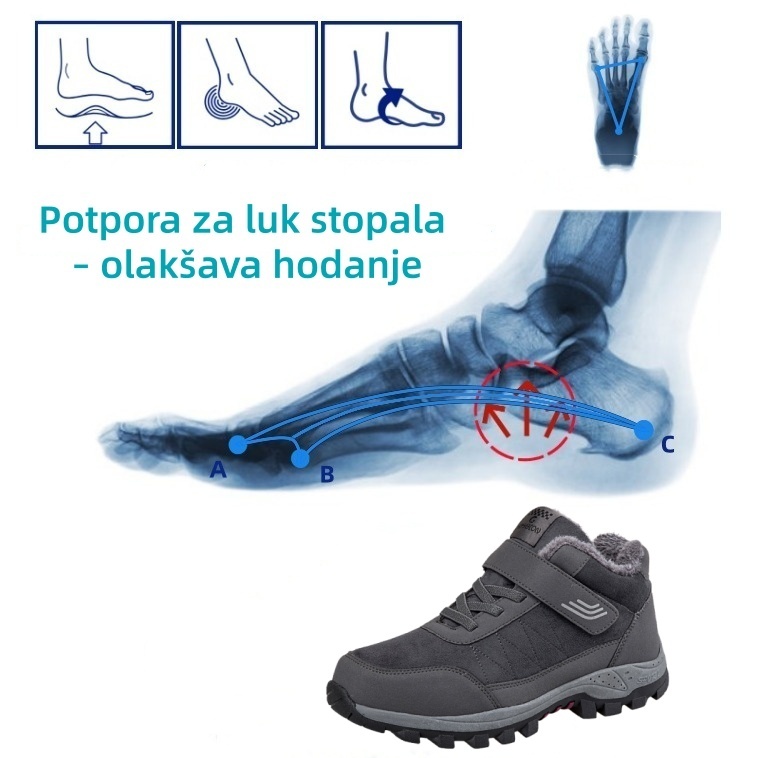 🔥Vremenski ograničena ponuda: 30% popusta - Zimske planinarske cipele - vodootporne i tople🥾 Ergonomski dizajn✅ za ugodnije hodanje