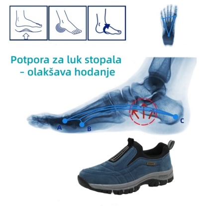 🔷70% popusta danas - ne propustite⬛  - Ortopedske cipele od brušene kože luksuznog australskog brenda su mekane, udobne i pružaju dobru potporu🦶 - Ublažavaju bol u stopalima